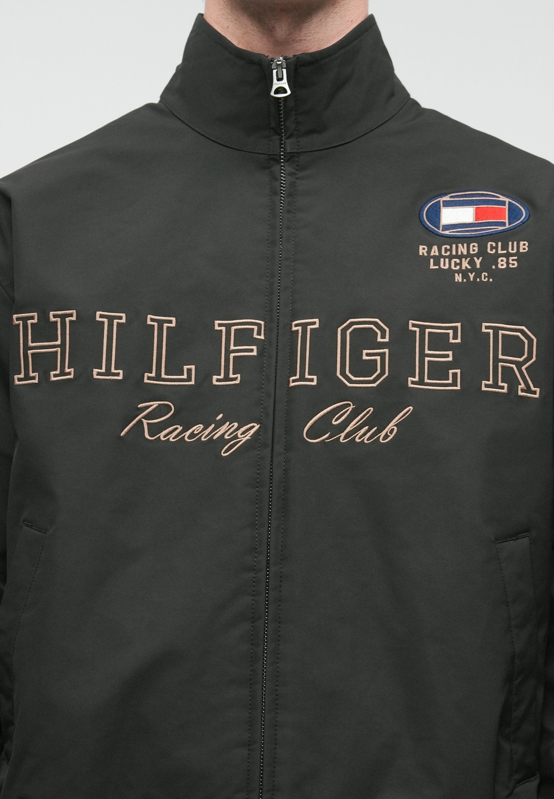 LOGO EMBROIDERY RACING JACKET Media 6