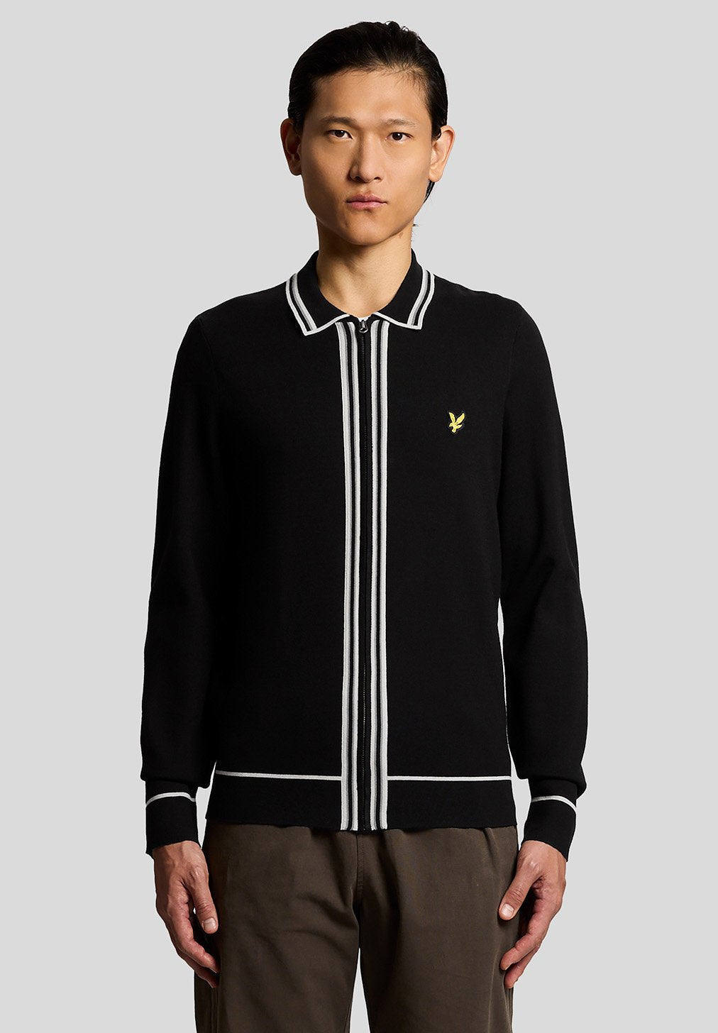 Lyle & Scott MID TIPPED ZIP THROUGH