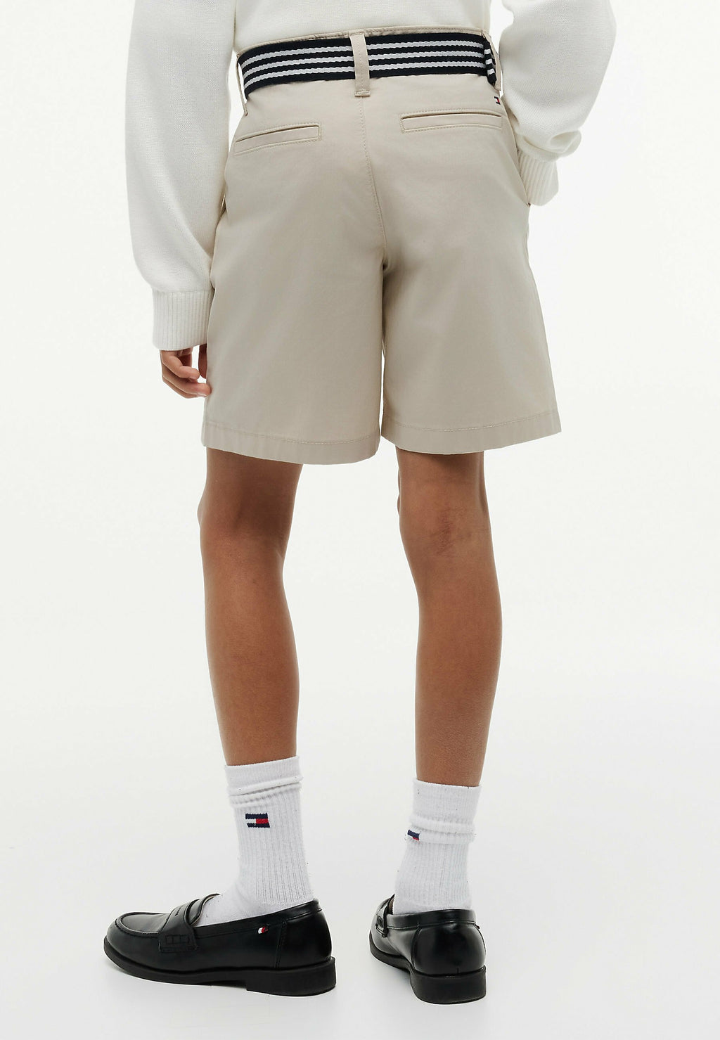 BAGGY CHINO BELTED SHORT Media 4