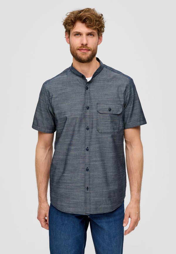 s.Oliver KURZARM MIT HORIZONTALEN STREIFEN
 - Shirt - navy