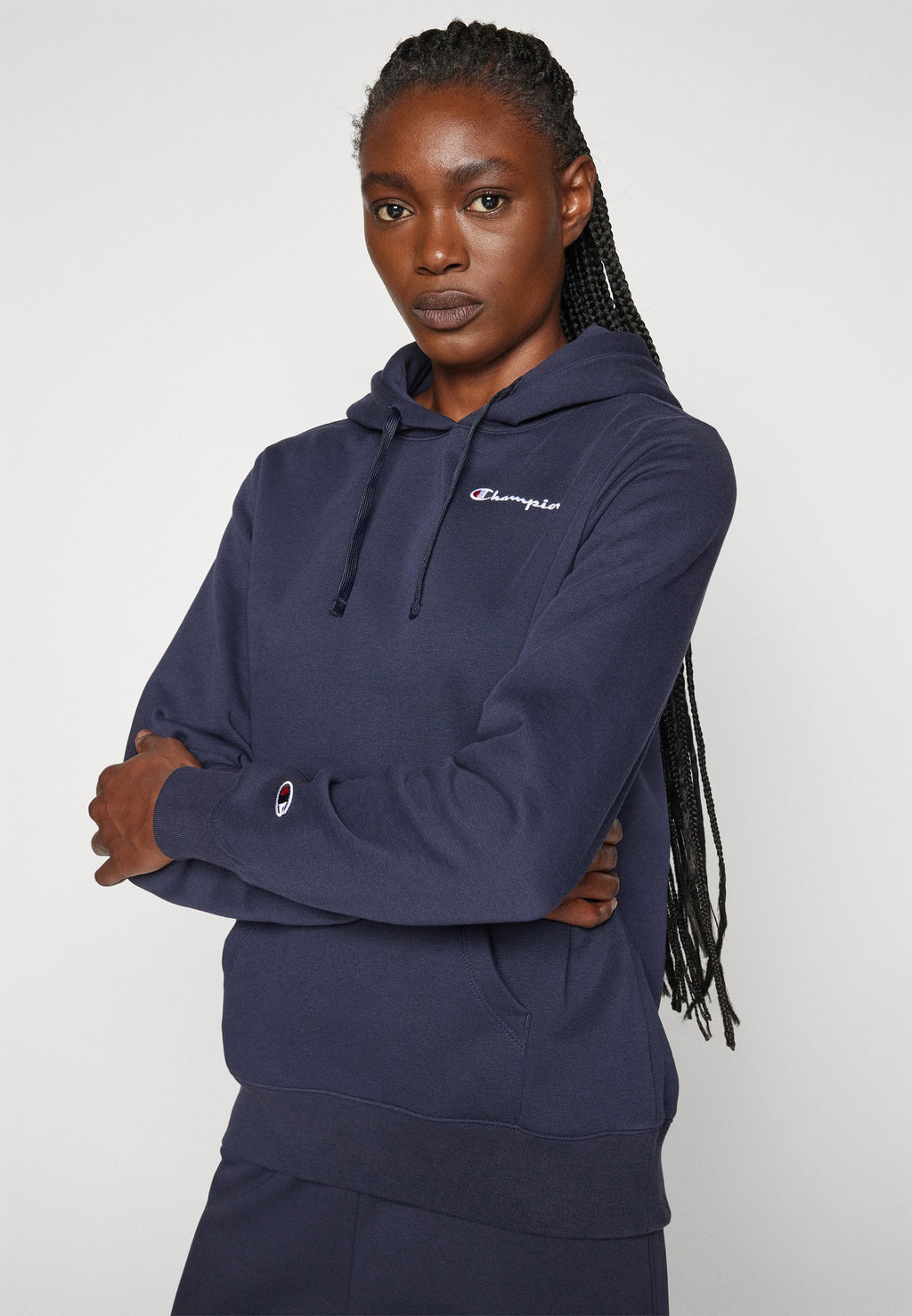 Champion ICONS HOODIE CONTRAST LOGO SMALL