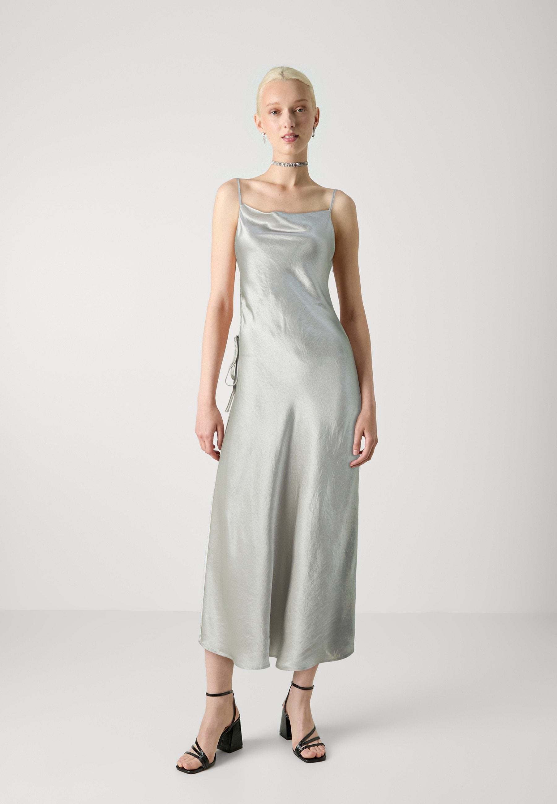 Selected SLFSELENE MIDI STRAP DRESS