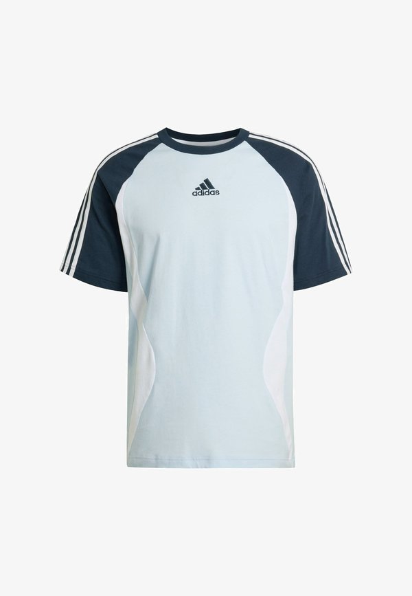adidas Originals ADICOLOR TEAMGEIST  TEE - Print T-shirt - crystal sky   aurora ink