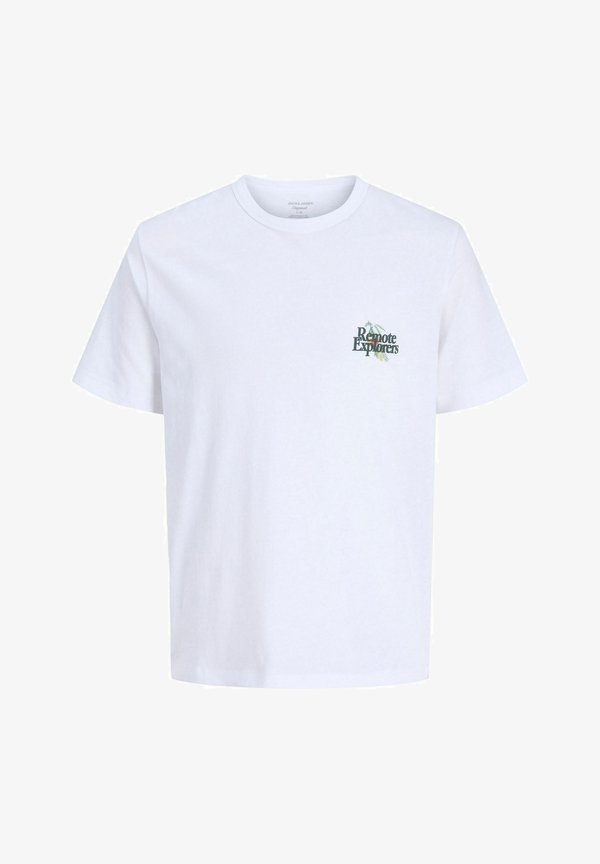 Jack & Jones T- - Print T-shirt - bright white