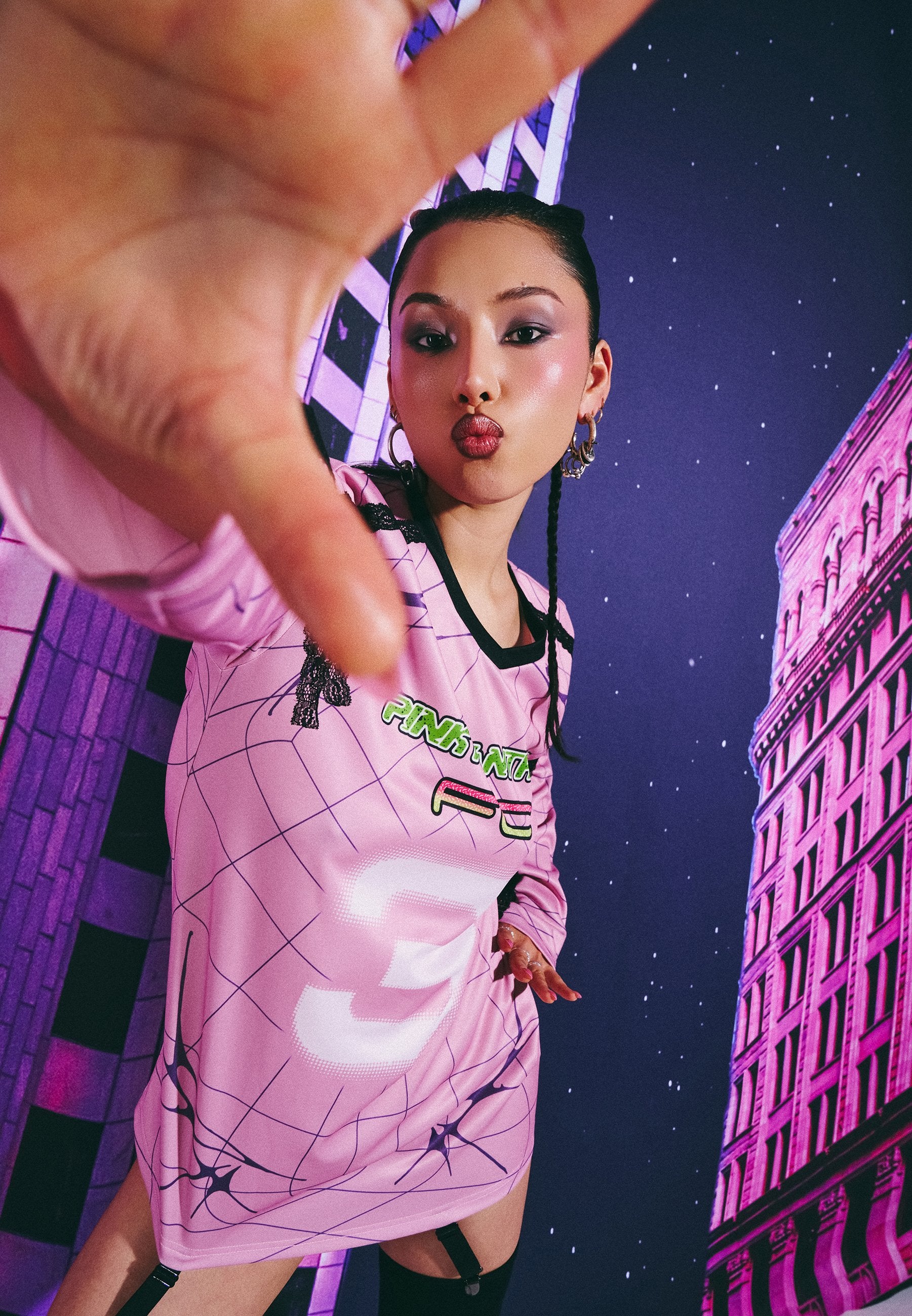 Koi Footwear PINK PANTHERS OVERSIZED DRESS