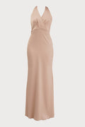 WAL G TALL JASMIN HALTER NECK MAXI