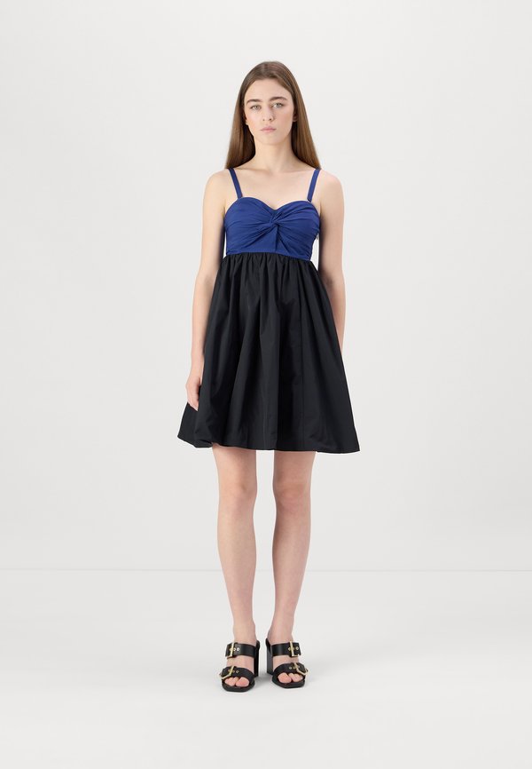 kate spade new york STRAPLESS BODICE COLOR-BLOCK DRESS