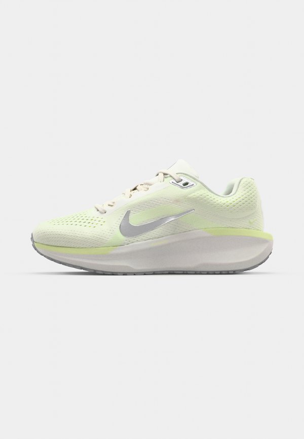 Nike Performance AIR WINFLO 11 - Road running shoes - sail/metallic silver/barely volt/volt/summit white/college grey