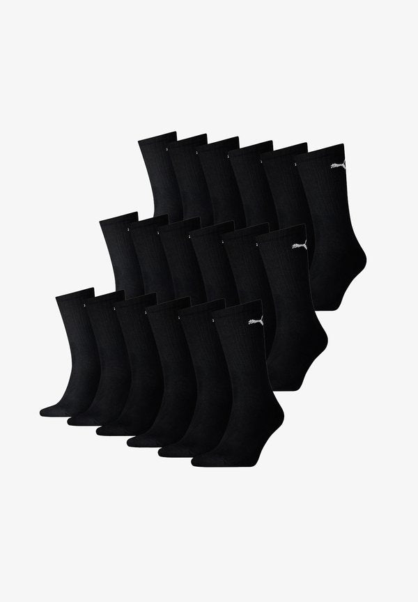 Puma 18 PACK - Sports socks - black