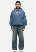 Good For Nothing SPECKLED COLLAGE AEGEAN BLUE OVERSIZED HOODIE
