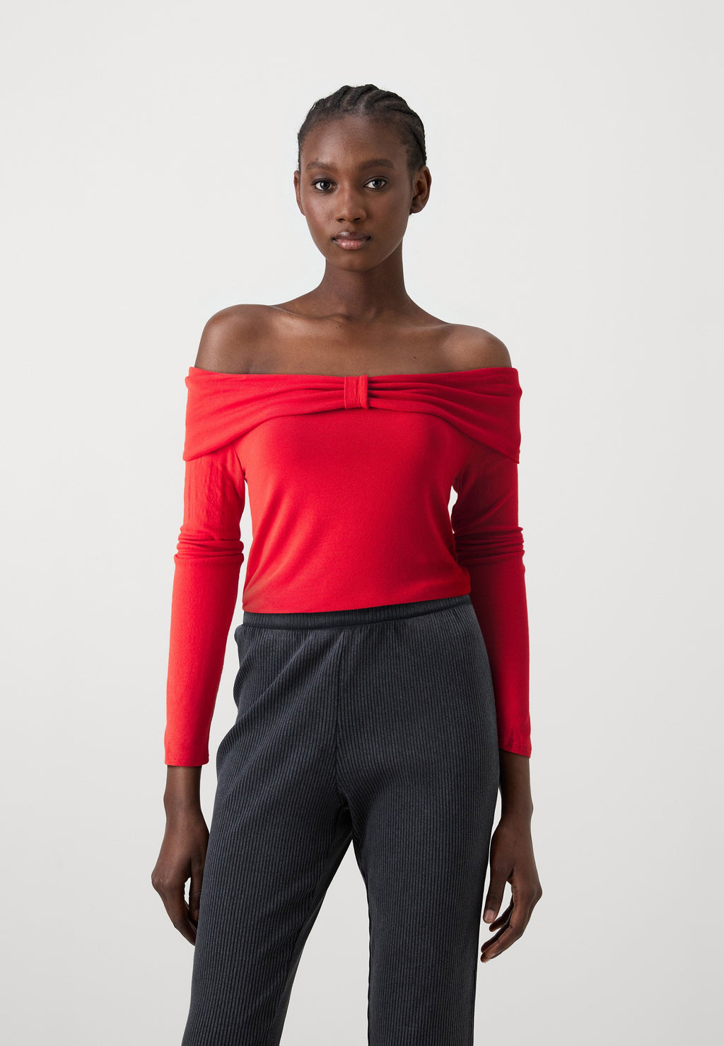 ONLY ONLFAYOLA OFF SHOULDER BOW