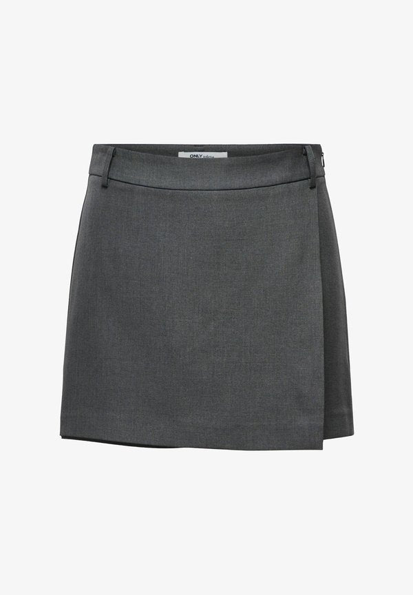 ONLY ONLLINDA HW MEL SKORT TLR NOOS - Skort - dark grey melange