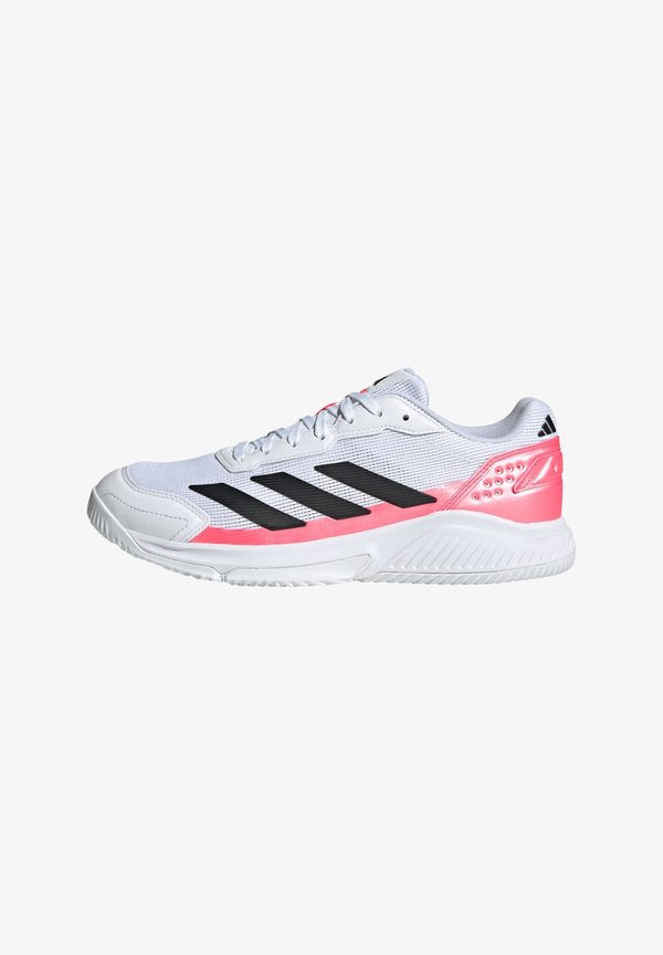 adidas Performance COURTQUICK  - Padel shoes - cloud white   core black   solar turbo