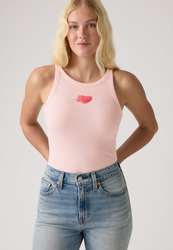 Levi's® HAYES RACER - Top - tank raspberry heart crystal pink