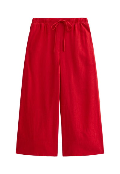 LINEN BLEND CROPPED