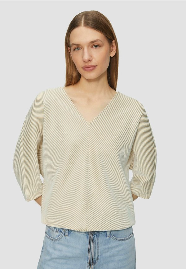 s.Oliver MIT FLEDERMAUSÄRMELN - Blouse - sandstein