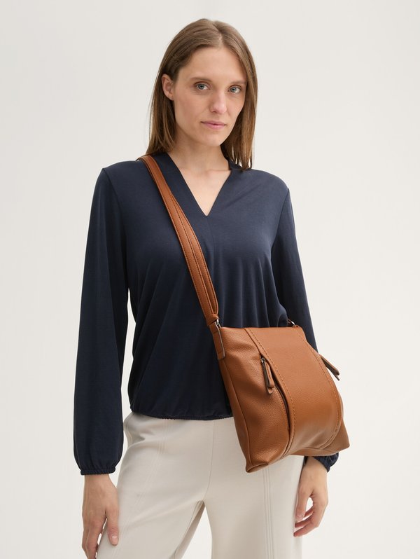 TOM TAILOR BECA CROSS BAG M - Cross body bag - cognac   brand