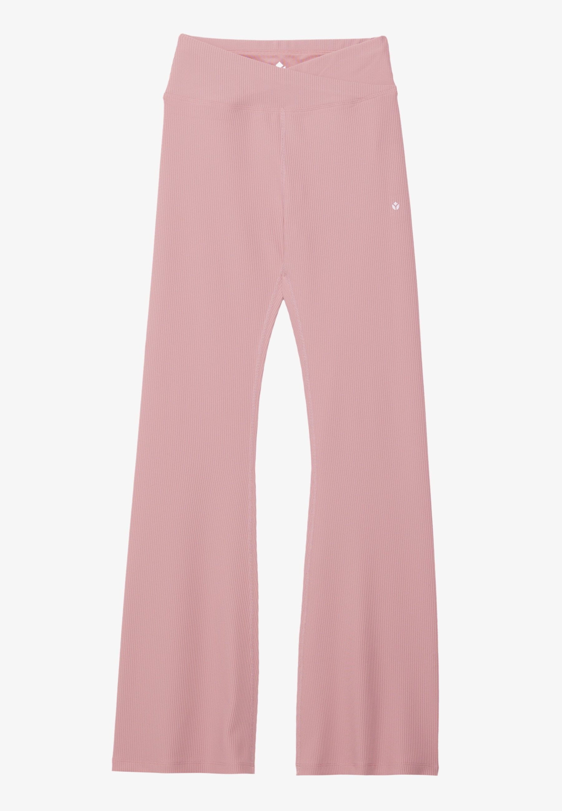 Even&Odd active HIGH RISE FLARED LEGGINGS WITH WRAP WAISTBAND