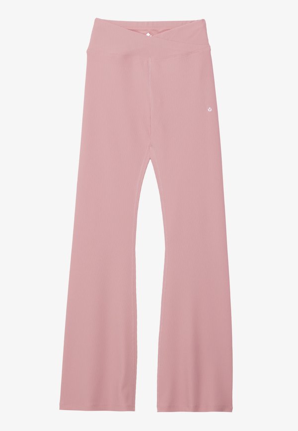 Even&Odd active HIGH RISE FLARED LEGGINGS WITH WRAP WAISTBAND