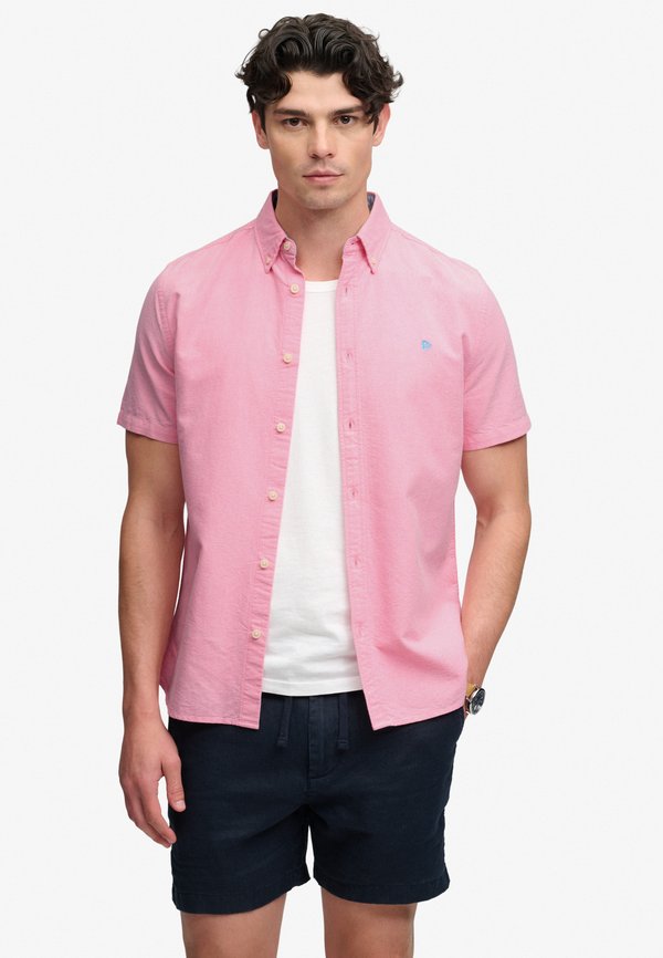 Superdry & Co SUPERDRY PREPPY OXFORD SHORT SLEEVE SHIRT.. - Shirt - cali coral chambray