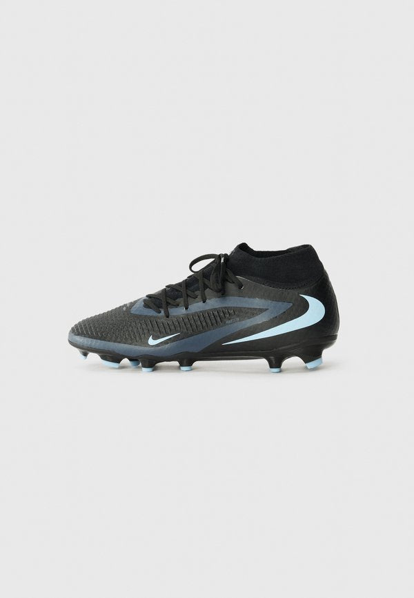 Nike Performance PHANTOM 6 HIGH ACADEMY FG/MG UNISEX - Football boots artificial grass - black