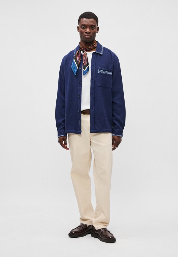 Scotch & Soda WAFFLE STRUCTURE RELAXED FIT SHIRT