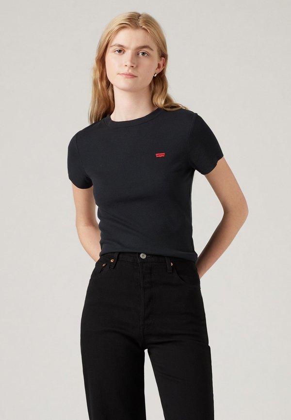 Levi's® ESSENTIAL SPORTY TEE - Print T-shirt - caviar