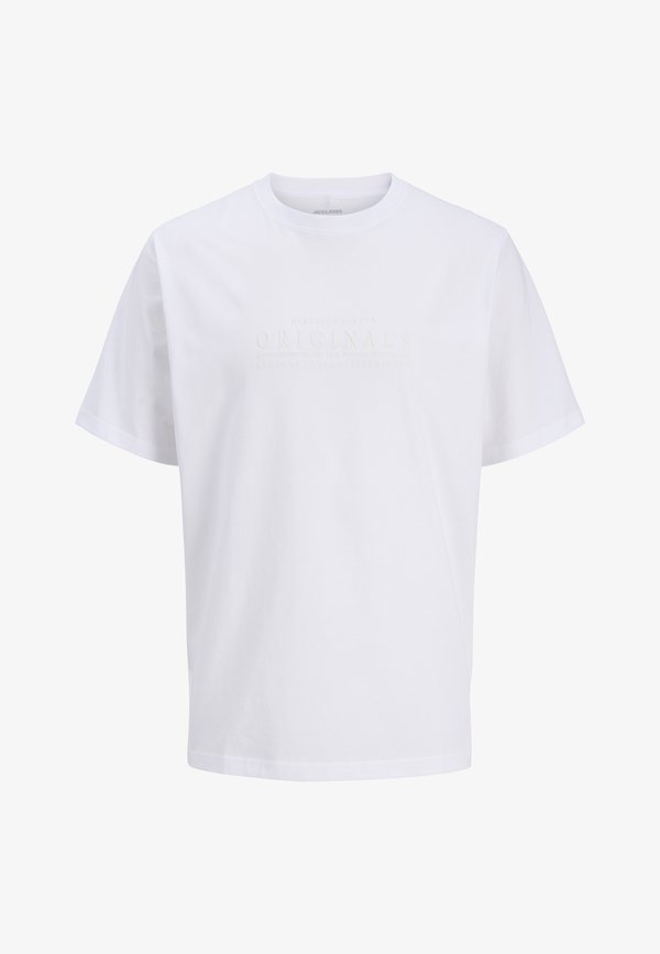 Jack & Jones CATSKILLS MINIMAL TEE CREW NECK - Basic T-shirt - bright white