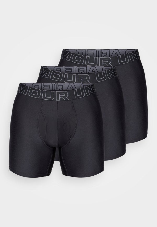 Under Armour PERFORMANCE TECH SOLID 3 PACK - Boxer briefs - black