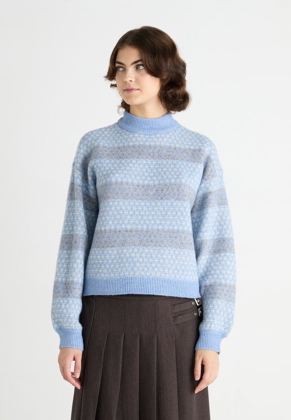 Vero Moda VMTRIXIE HIGHNECK - Jumper - allure/birch/silver mink