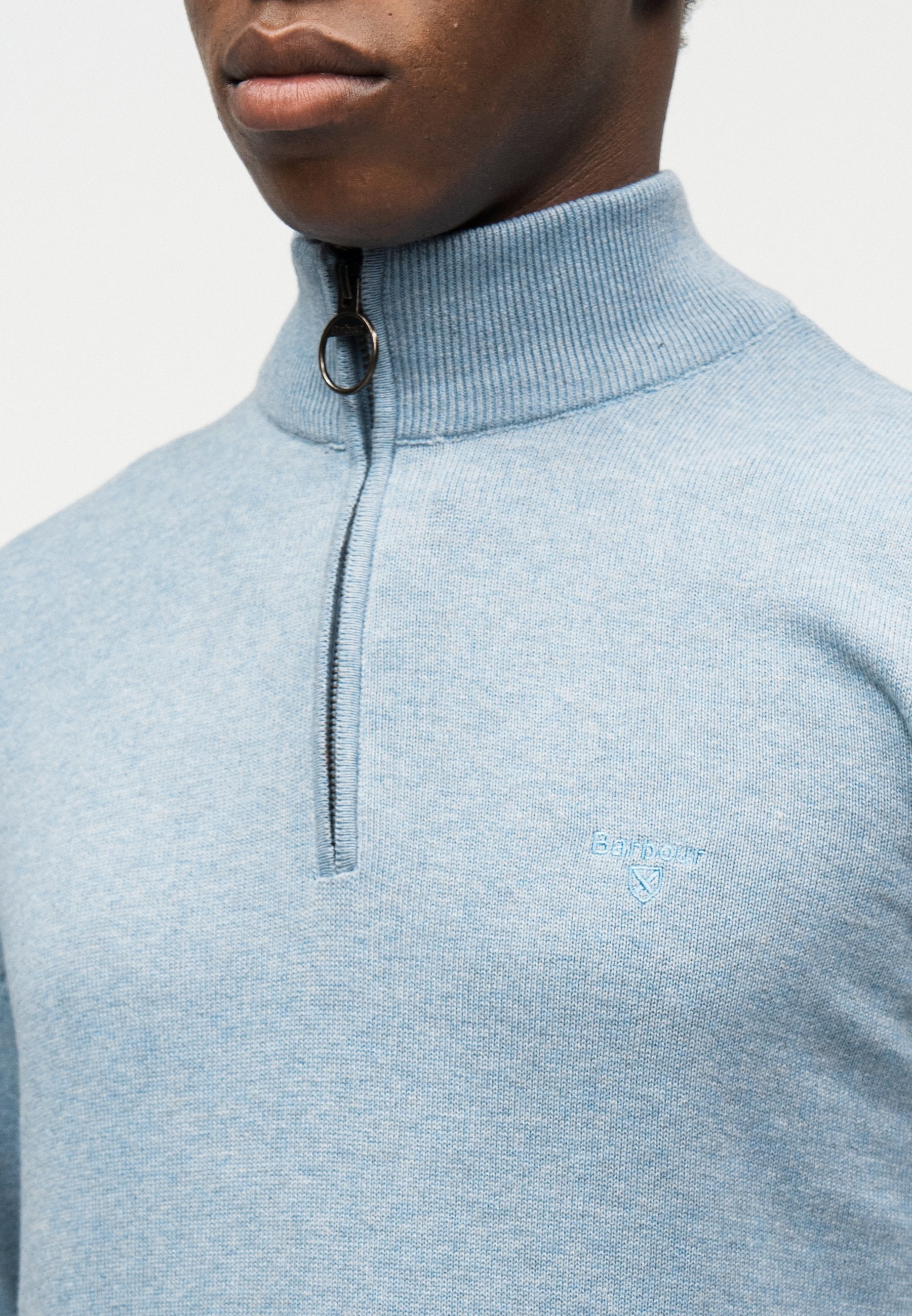 Barbour HALF ZIP KNITTED JUMPER