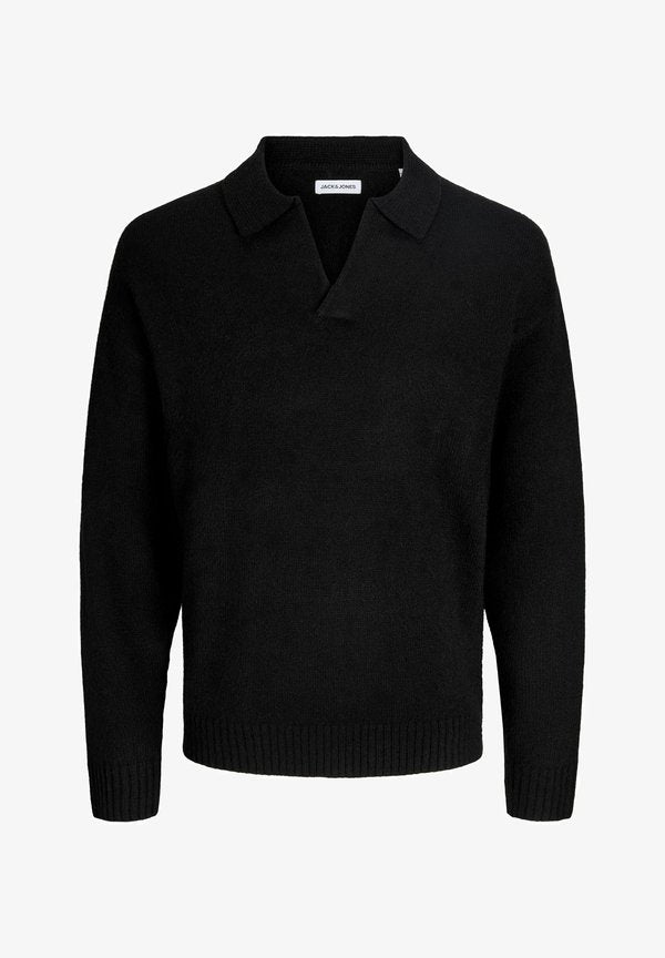 Jack & Jones Knitted Plain Knitted - Jumper - black