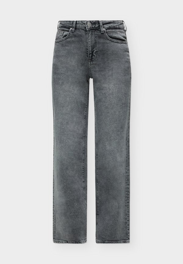 Vero Moda VMSANDIE-STRETCH WIDE - Relaxed fit jeans - light grey denim