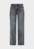 Vero Moda VMSANDIE-STRETCH WIDE - Relaxed fit jeans - light grey denim