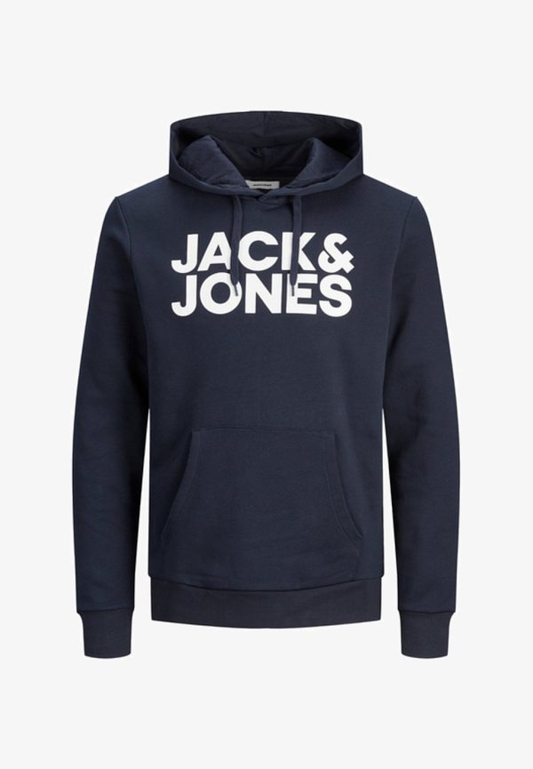 Jack & Jones JJECORP LOGO SWEAT HOOD NOOS - Hoodie - navy