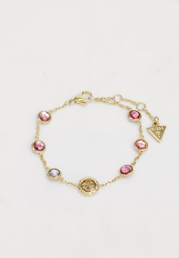Guess PETRA - Bracelet - yellow gold-coloured/fuchsia