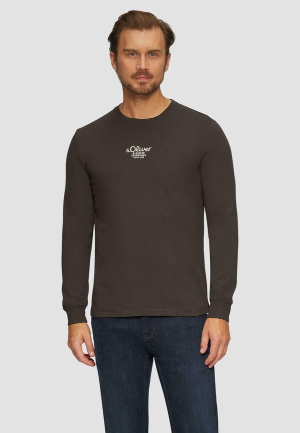 s.Oliver Long sleeved top - dunkelbraun