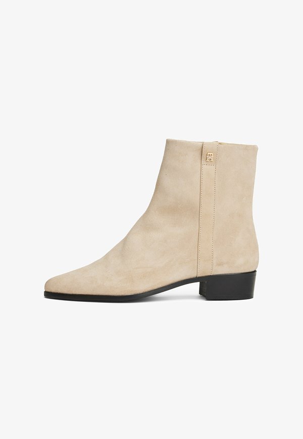 Tommy Hilfiger POINTED TOE - Classic ankle boots - horseradish