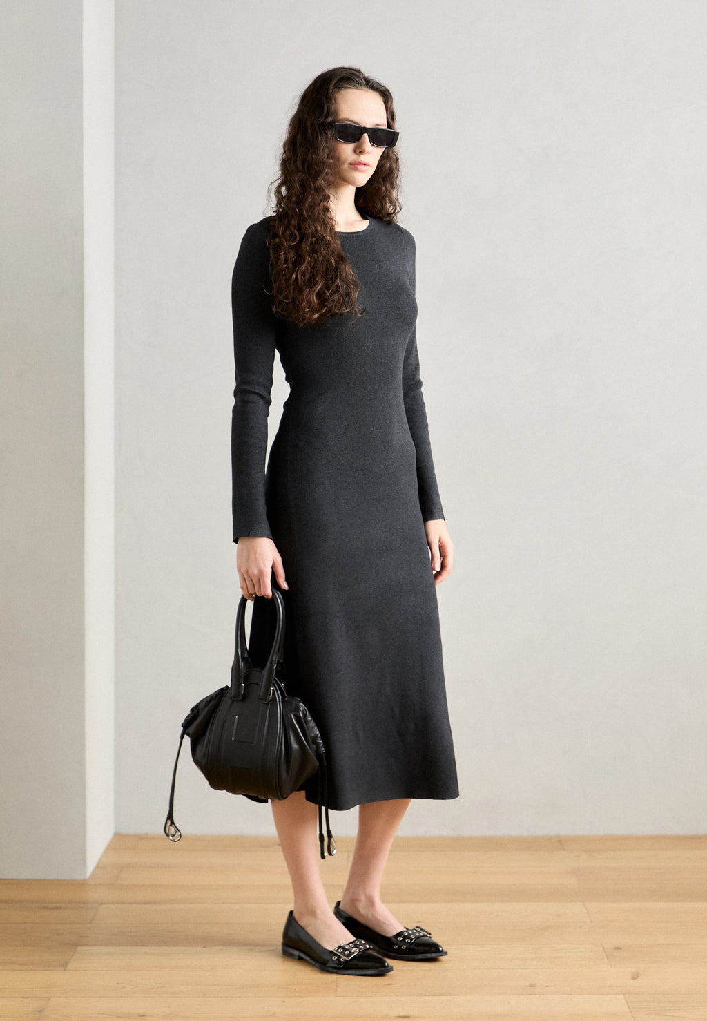 Marc O'Polo DRESS LONGSLEEVE ROUND NECK