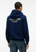 Tommy Hilfiger TOMMY HILFIGER BACK GRAPHIC TERRY ZIP-THRU HOODY - Zip-up sweatshirt - carbon navy