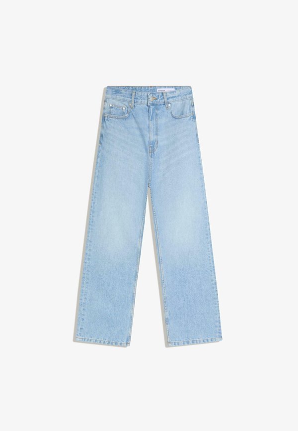 Bershka Straight leg jeans - light blue