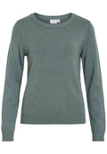 VILA VIRIL O-NECK L/S KNIT TOP - NOOS