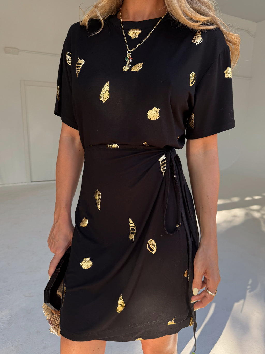 Never Fully Dressed SHELL MINI LEIA DRESS