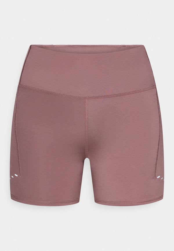 Nike Performance W NK DF SWIFT HR 4IN SHORT - Short running tights - tattoo/reflective silver-coloured