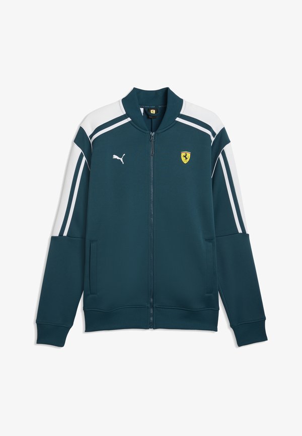 Puma SCUDERIA FERRARI MT7 TRAININGSJACKE - Zip-up sweatshirt - midnight petrol