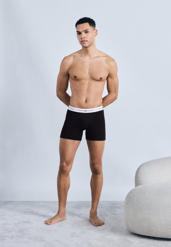Tommy Hilfiger SIGNATURE 3 PACK - Boxer briefs - black/white