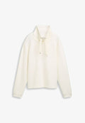 TOM TAILOR MIT STEHKRAGEN - Sweatshirt - whisper white