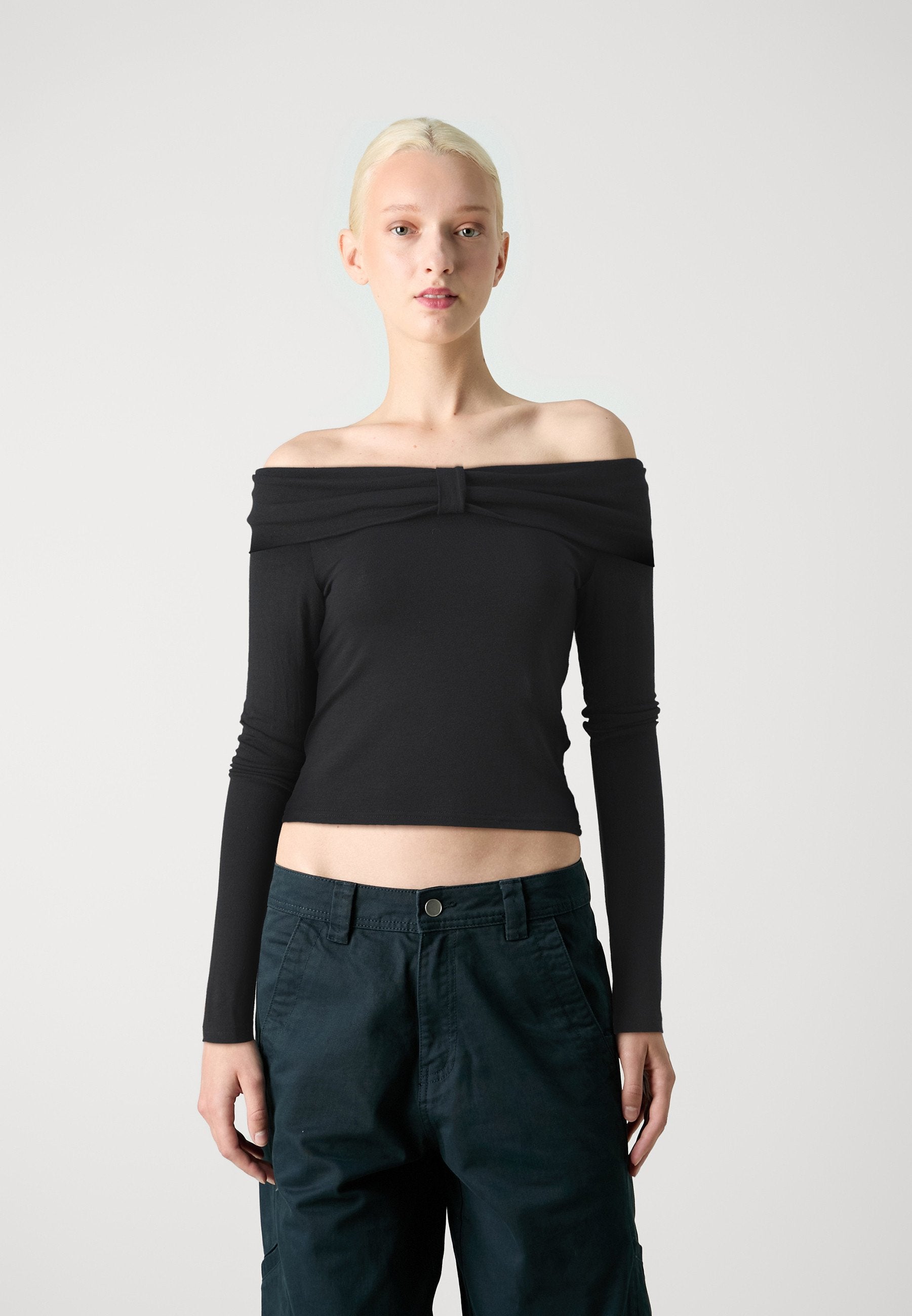 ONLY ONLFAYOLA OFF SHOULDER BOW