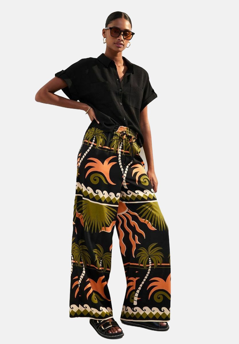 New Look SUN PRINT WIDE LEG