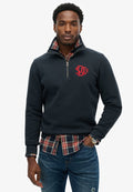 Superdry & Co NEON HALF ZIP - Sweatshirt - eclipse navy